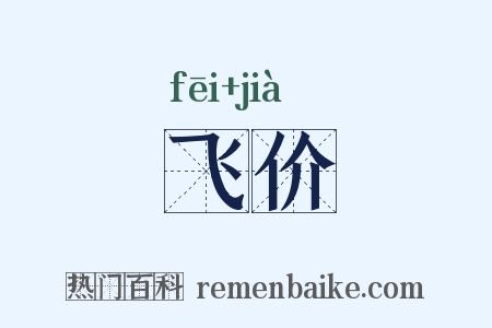 飞价是什么意思的图片